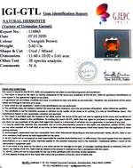Load image into Gallery viewer, 6.28 Ratti Natural Hessonite with Govt. Lab Certificate-(1221)