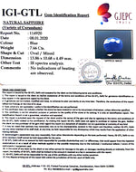 Load image into Gallery viewer, 8.51 Ratti Natural Blue Sapphire With Govt Lab Certified-(2331)