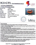 Load image into Gallery viewer, 9.26 Ratti Natural Hessonite with Govt. Lab Certificate-(1221)