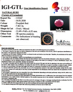 Load image into Gallery viewer, 8.29 Ratti Natural Neo Burma Ruby with Govt. Lab Certificate-(2331)
