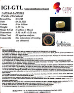 Load image into Gallery viewer, 4.50 Ratti Natural Yellow Sapphire with Govt Lab Certificate-(4551)