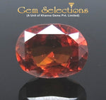 Load image into Gallery viewer, 7.29 Ratti Natural Hessonite with Govt. Lab Certificate-(1221)