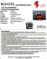 Load image into Gallery viewer, 8.29 Ratti Natural Hessonite with Govt. Lab Certificate-(1221)