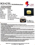 Load image into Gallery viewer, 4.27 Ratti Natural Yellow Sapphire with Govt Lab Certificate-(4551)