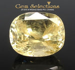 Load image into Gallery viewer, 6.49/CT Natural Yellow Sapphire with Govt Lab Certificate-56610