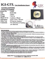 Load image into Gallery viewer, 8.38 Ratti Natural Yellow Sapphire With Govt Lab Certificate-(12210)