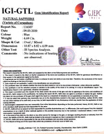 Load image into Gallery viewer, 5.21 Ratti Natural Blue Sapphire with Govt Lab Certificate-(1221)