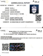 Load image into Gallery viewer, Spathik Shree Ganesh with Govt. Lab Certificate-(60)