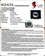 Load image into Gallery viewer, 2.37 Ratti Natural White Sapphire with Govt Lab Certificate - (12210)