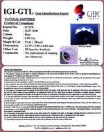 Load image into Gallery viewer, 5.44 Ratti Natural Neelam with Govt Lab Certificate-(2331)