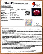 Load image into Gallery viewer, 6.73 Ratti Natural Ruby with Govt Lab Certificate-(5661)