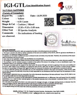 Load image into Gallery viewer, 6.55/CT Natural Ceylonese Pukhraj Stone with Govt Lab Certificate-YELSA9U