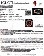Load image into Gallery viewer, 4.51/CT Natural Ceylonese Pukhraj Stone with Govt Lab Certificate-YELSA9U