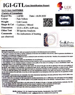Load image into Gallery viewer, 6.03 Ratti Natural yellow sapphire with Govt Lab Certificate-(16650)
