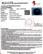 Load image into Gallery viewer, 6.56 Ratti Natural Scapolite Cat's Eye with Govt. Lab Certified-(1221)