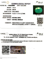Load image into Gallery viewer, 7.43/CT Natural Panna Stone with Govt. Lab Certificate-11925D48099