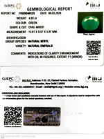 Load image into Gallery viewer, 4.93/CT Natural Panna Stone with Govt. Lab Certificate-11925D48123