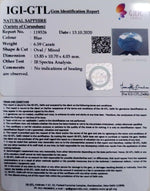 Load image into Gallery viewer, 7.31 Ratti Natural Blue Sapphire with Govt Lab Certificate-(2331)