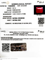 Load image into Gallery viewer, 9.07/CT Natural Ruby Stone with Govt. Lab Certificate-11946D48234