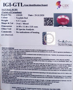 Load image into Gallery viewer, 10.22 Ratti Natural Ruby with Govt Lab Certificate-(5661)