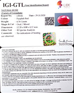 Load image into Gallery viewer, 5.28 Ratti Natural Neo Burma Ruby with Govt. Lab Certificate-(5661)