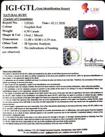 Load image into Gallery viewer, 6.99 Ratti Natural Ruby with Govt Lab Certificate-(12210)