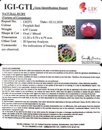 Load image into Gallery viewer, 5.51 Ratti Natural Ruby with Govt Lab Certificate-(12210)