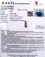 Load image into Gallery viewer, 6.46 Ratti Natural Blue Sapphire with Govt Lab Certificate-(1221 )