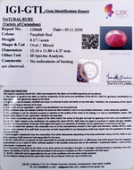 Load image into Gallery viewer, 9.06 Ratti Natural Neo Burma Ruby with Govt. Lab Certificate-(2331)