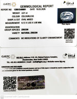 Load image into Gallery viewer, 4.01/CT Natural Zircon with Govt. Lab certificate-12061D49001