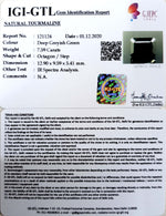 Load image into Gallery viewer, 8.42 Ratti Natural Tourmaline With Govt. Lab Certificate-(1221)
