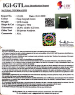 Load image into Gallery viewer, 12.16 Ratti Natural Tourmaline With Govt. Lab Certificate-(1221)