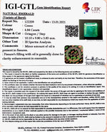 Load image into Gallery viewer, 5.37 Ratti Natural emerald with Govt Lab Certificate-(3441)