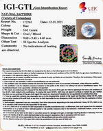 Load image into Gallery viewer, 3.62/CT Natural Ceylonese Neelam with Govt Lab Certificate-BLUSA9S