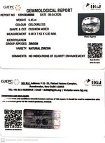 Load image into Gallery viewer, 5.45/CT Natural Zircon with Govt. Lab certificate-12313D49898