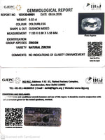 Load image into Gallery viewer, 6.02/CT Natural Zircon with Govt. Lab certificate-12313D49901