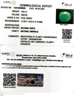 Load image into Gallery viewer, 4.85/CT Natural Panna Stone with Govt. Lab Certificate-12313D49926