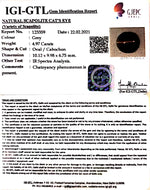 Load image into Gallery viewer, 5.51 Ratti Natural Scapolite Cat's Eye with Govt. Lab Certified-(1221)