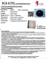 Load image into Gallery viewer, 5.50 Ratti Natural Scapolite Cat's Eye with Govt. Lab Certified-(1221)