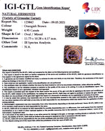 Load image into Gallery viewer, 5.49 Ratti Natural Hessonite with Govt. Lab Certificate-(1221)