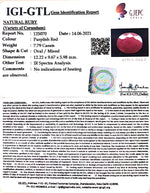 Load image into Gallery viewer, 8.64 Ratti Natural Indian Ruby with Govt. Lab Certificate-(2331)
