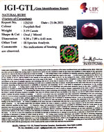 Load image into Gallery viewer, 3.54 Ratti Natural Mozambique Ruby with Govt. Lab Certificate-(12210)