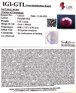 Load image into Gallery viewer, 3.40 Ratti Natural Neo Burma Ruby with Govt. Lab Certificate-(3441)