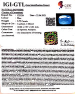 Load image into Gallery viewer, 4.14 Ratti Natural Blue Sapphire With Govt Lab Certified-(6771)