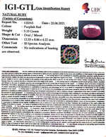 Load image into Gallery viewer, 5.66 Ratti Natural Neo Burma Ruby with Govt. Lab Certificate-(5661)