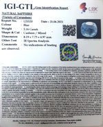Load image into Gallery viewer, 3.16/CT Natural Ceylonese Neelam with Govt Lab Certificate-BLUSA9S