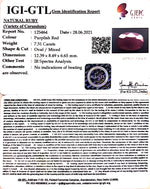 Load image into Gallery viewer, 8.11 Ratti Natural Neo Burma Ruby with Govt. Lab Certificate-(3441)
