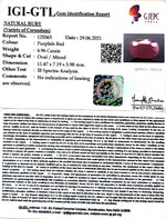 Load image into Gallery viewer, 5.50 Ratti Natural New Burma Ruby with Govt. Lab Certificate-(4551)