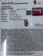 Load image into Gallery viewer, 4.38 Ratti Natural Neo Burma Ruby with Govt. Lab Certificate-(3441)