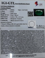 Load image into Gallery viewer, 2.97 Ratti Natural Colombian Panna Stone with Govt. Lab Certified-(8991)